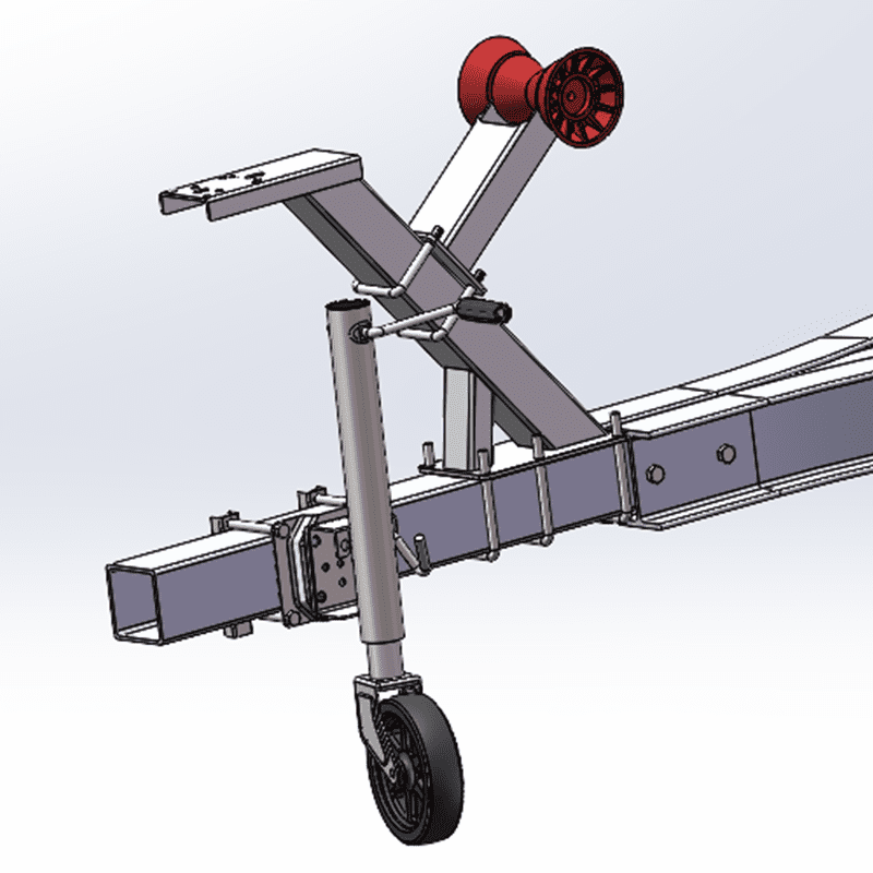 T6061 Aluminum Boat Trailer Chassis - Image 2